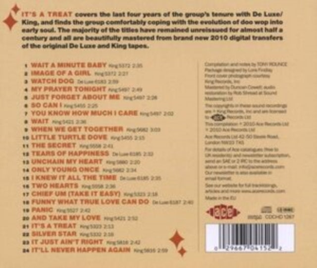 Otis Williams & The Charms CD - Its A Treat