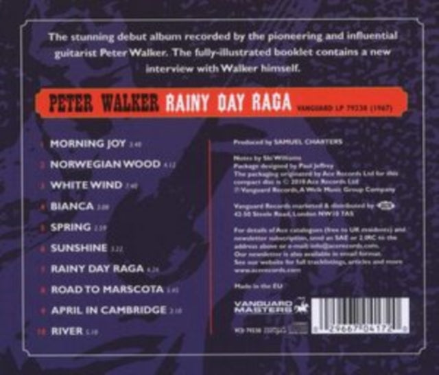 Peter Walker CD - Rainy Day Raga
