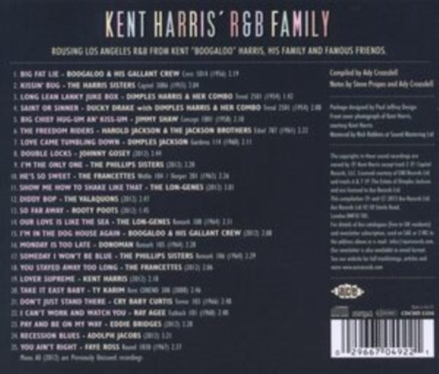 Various Artists CD - Kent Harris R&B Family