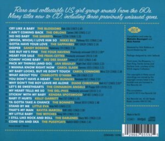 Various Artists CD - Where The Girls Are 8