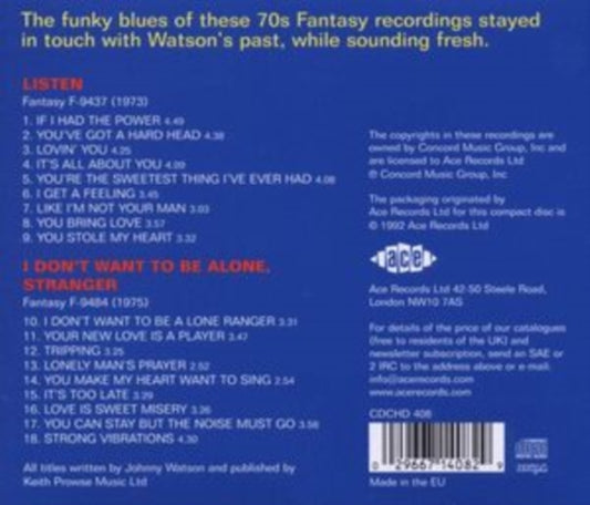 Johnny... Watson CD - Listen & I Dont...