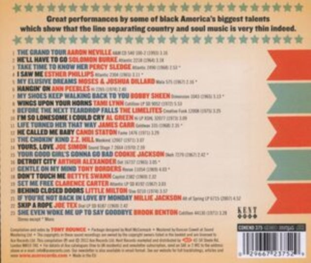Various Artists CD - Behind Closed Doors - Where Country Meet Soul