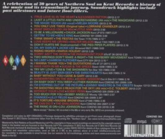 Various Artists CD - Kent 30 - Best Of Kent Northern 1982-201
