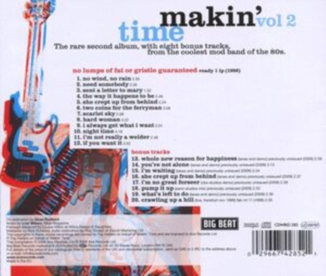 Makin Time CD - No Lumps Of Fat Or Gristle