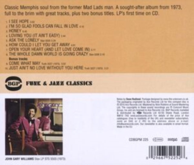 John Gary Williams CD - John Gary Williams