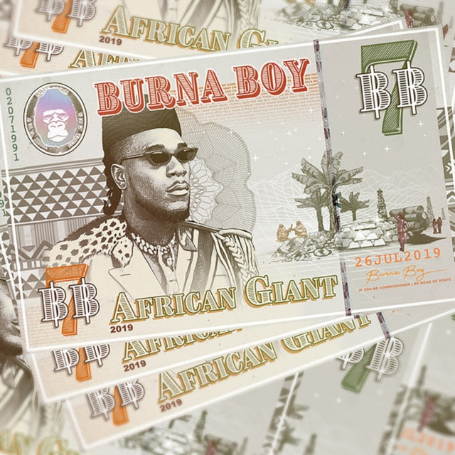 Burna Boy LP Vinyl Record - African Giant