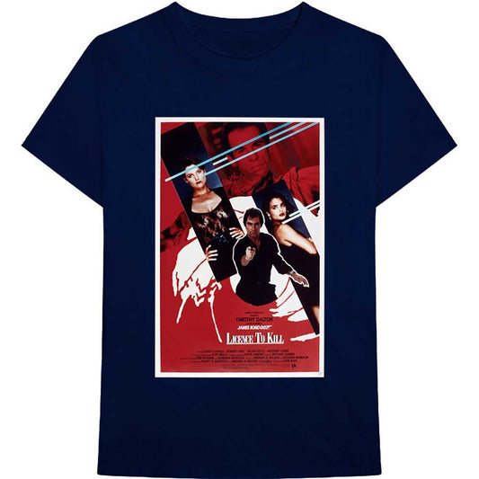 James Bond T Shirt - Licence To Kill Poster