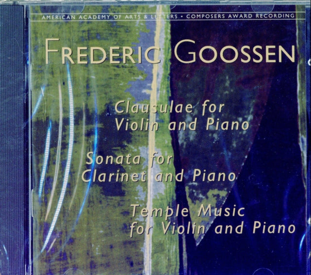 Various Artists CD - Goossen B.1927 Sonata For Clarinet In B-Flat & Piano Scott Bridges & Patricia Perez Hood
