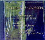 Various Artists CD - Goossen B.1927 Sonata For Clarinet In B-Flat & Piano Scott Bridges & Patricia Perez Hood
