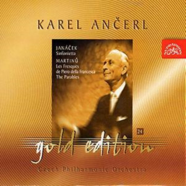 Czech Po & Ancerl CD - Janacek & Martinu(Gold Edition 24)