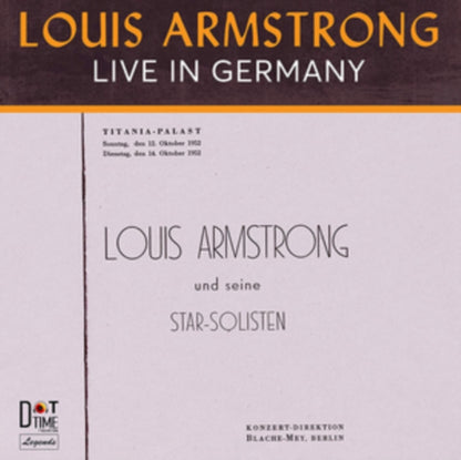 Louis Armstrong LP - Live In Germany 1952