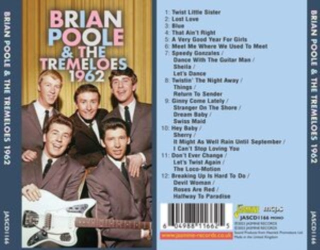 Brian Poole & The Tremeloes CD - 1962