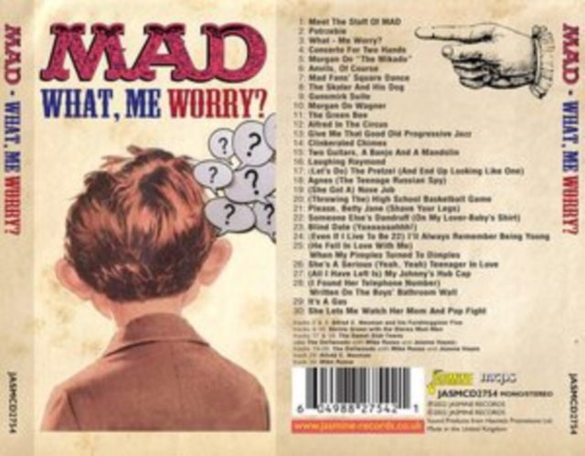 Various Artists CD - Mad Magazines - What. Me Worry? Feat. Alfred E. Neuman