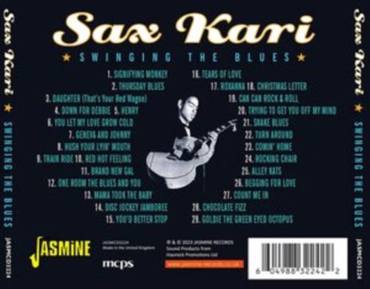 Sax Kari & His Orchestra CD - Swinging The Blues 1947-1957
