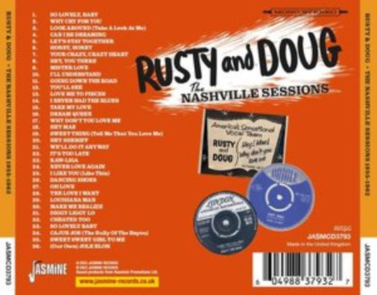 Rusty & Doug Kershaw CD - The Nashville Sessions 1955-62