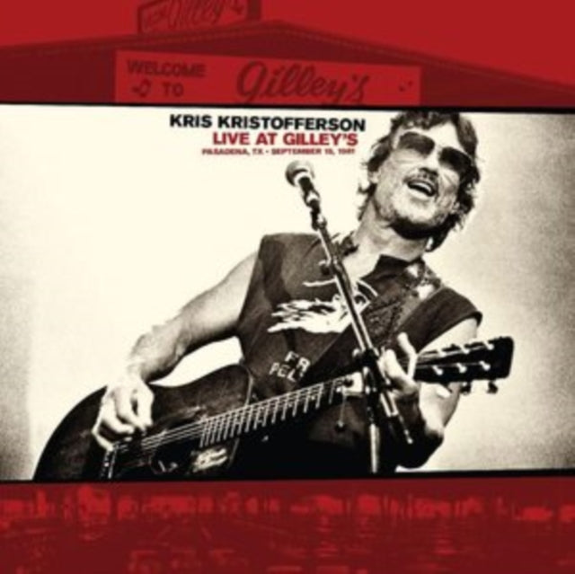 Kris Kristofferson LP - Live At Gilleys - Pasadena  T