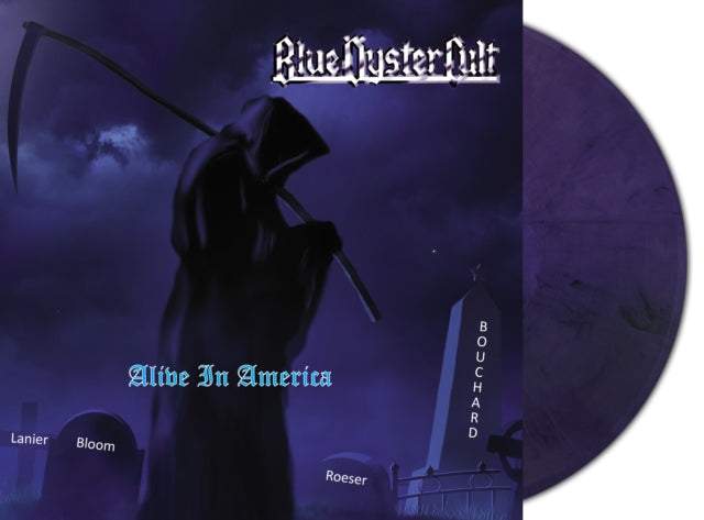 Blue Oyster Cult LP - Alive In America (Purple Marble Vinyl)