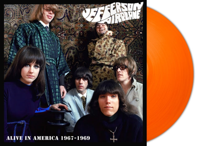 Jefferson Airplane LP - Alive In America 1967-1969 (Orange Vinyl)