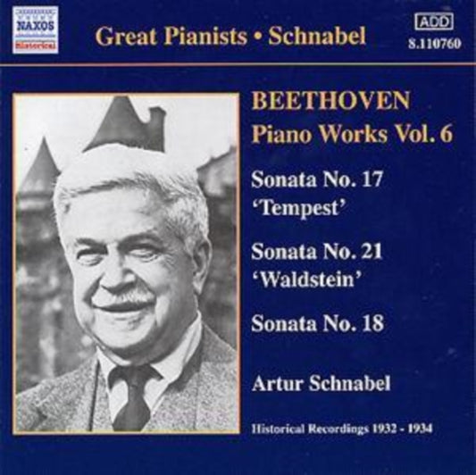 Artur Schnabel CD - Piano Works Vol. 6 (Schnabel)