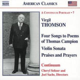 Continuum CD - Thomsonvocal And Chamber Music