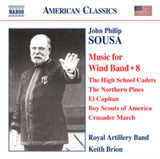 Royal Artillery Bandbrion CD - Sousamusic For Wind Band Vol 8