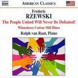 Ralph Van Raat CD - Rzewskithe People United Never Be