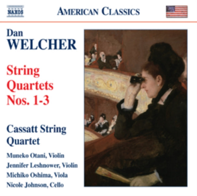 Cassatt Quartet CD - Welcherstring Quartets Nos 13