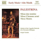 Soloistsvartolo CD - Palestrinamasses Motets Vol 2
