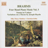 Matthieskohn CD - Brahmsfour Hand Piano Music Vol 3