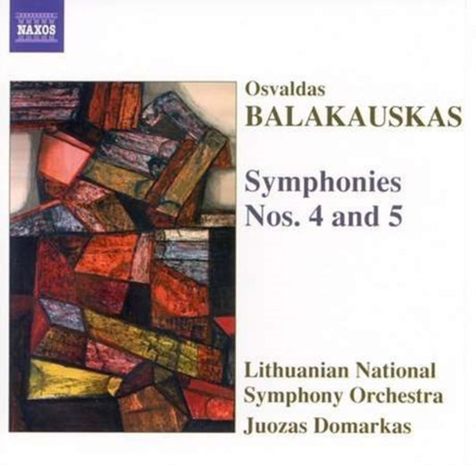 Lithuanian Nat Sodomarkas CD - Balakauskassymphonies Nos 4 5