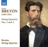Breton String Quartet CD - Tomas Breton: String Quartets Nos. 1 And 3