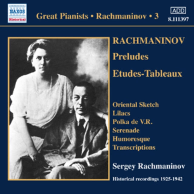 Sergei Rachmaninov CD - Rachmaninovsolo Piano Recordings 3