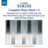 Aldo Orvieto CD - Camilio Togni: Complete Piano Music. Vol. 4