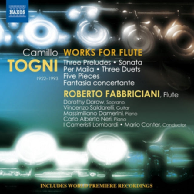Fabbriciani / Cam Lombardi CD - Camillo Togni: Works For Flute