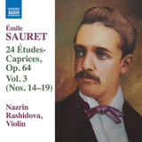 Nazrin Rashidova CD - Emile Sauret: 24 Etudes Caprices Vol. 3 (Nos. 14-19)
