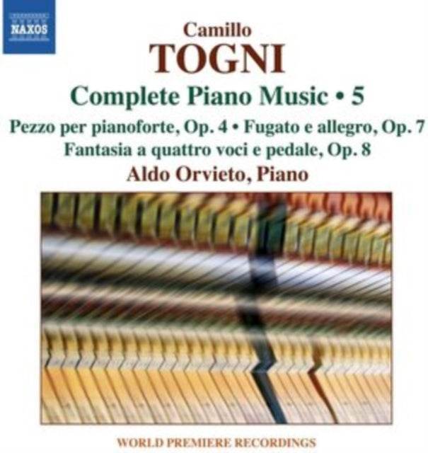 Aldo Orvieto CD - Camillo Togni: Complete Piano Music. Vol. 5