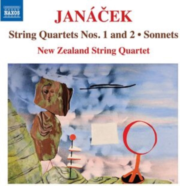 New Zealand String Quartet CD - Leos Janacek: String Quartet No. 1 Kreutzer Sonata. String Quartet No. 2 Intimate Letters. Sonnets Nos. 1 And 2 (Arr. Rolf Gjelsten)
