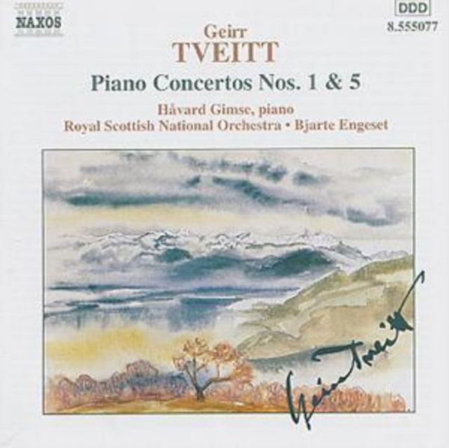 Gimse / Rsnso / Engeset CD - Tveitt / Piano Concertos Nos 1 & 5