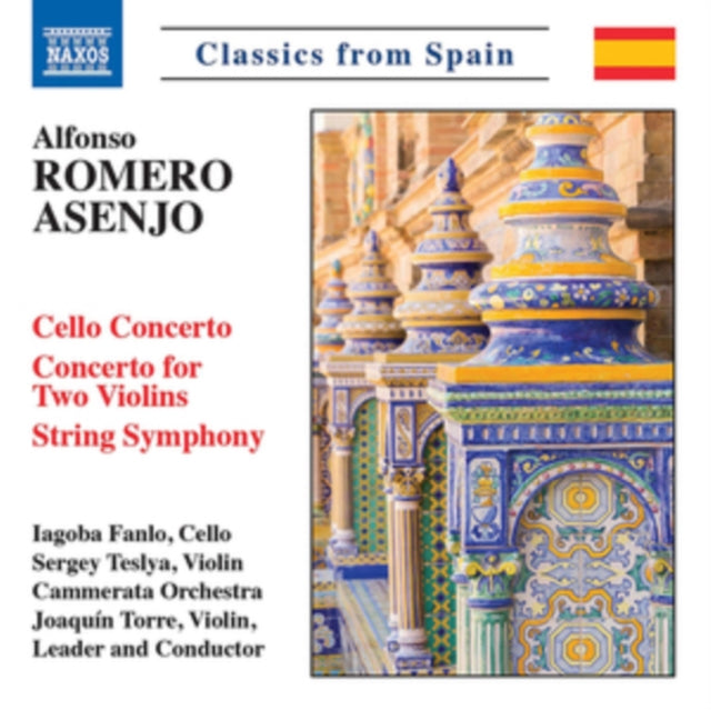 Fanlo / Cammerata / Torre CD - Alfonso Romero Asenjo: Cello Concerto. Concerto For Two Violins. String Symphony