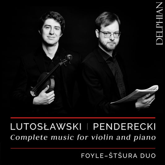Foyle-Stsura Duo CD - Lutoslawski / Penderecki: Complete Music For