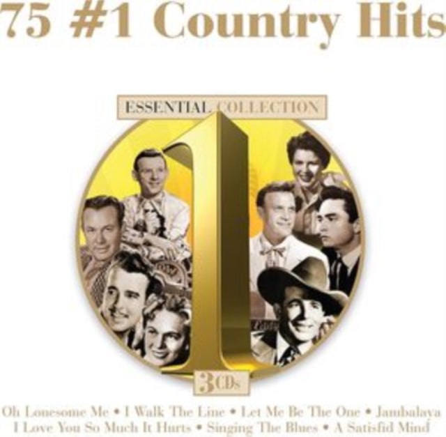 Various Artists CD - 75 No.1 Country Hits