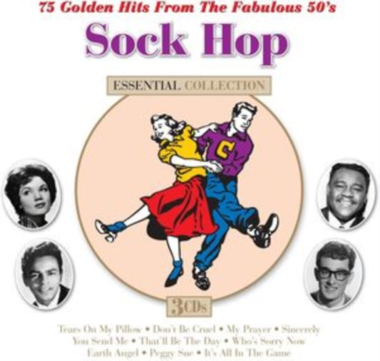 Various Artists CD - Sock Hop - 75 Golden Hits From The Fabulous 50S