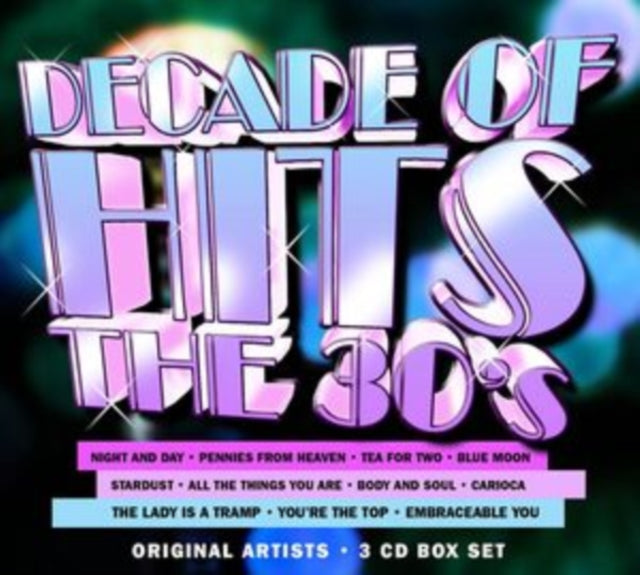 Various Artists CD - Decade Of Hits The 30S