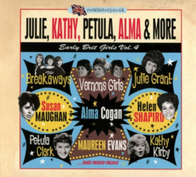 Various Artists CD - Julie. Kathy. Petula. Alma & More - Early Brit Girls Vol. 4