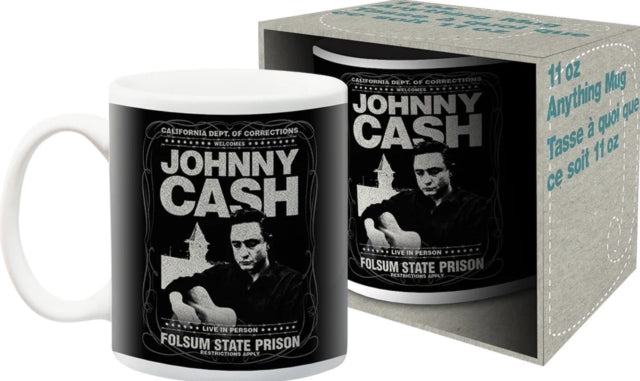 Johnny Cash Mug - Johnny Cash - Live 11Oz Boxed Mug