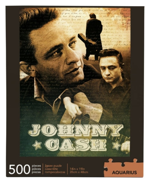 Johnny Cash Jigsaw Puzzle - Johnny Cash 500 Piece Jigsaw Puzzle