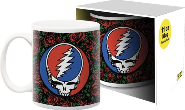 Grateful Dead Mug - Grateful Dead Rose Logo 11Oz Boxed Mug
