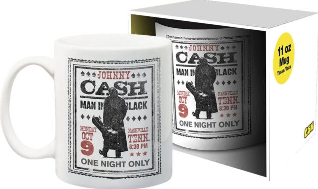Johnny Cash Mug - Johnny Cash One Night Only 11Oz Boxed Mug