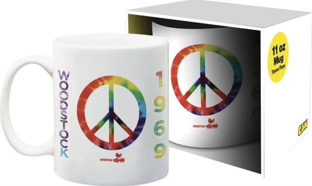 Woodstock Mug - Woodstock Tie Dye Peace 11Oz Boxed Mug