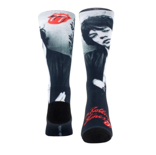Rolling Stones Socks - Rolling Stone Mick 1975 Socks (One Size)